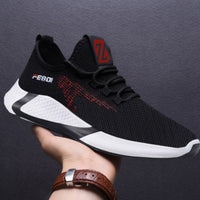 Men’s Breathable Mesh Running Shoes with Non-Slip Sole