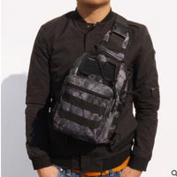 Camouflage Canvas Tactical Crossbody Chest Bag