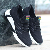 Men’s Breathable Mesh Running Shoes with Non-Slip Sole