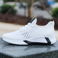Men’s Breathable Mesh Running Shoes with Non-Slip Sole
