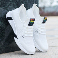 Men’s Breathable Mesh Running Shoes with Non-Slip Sole