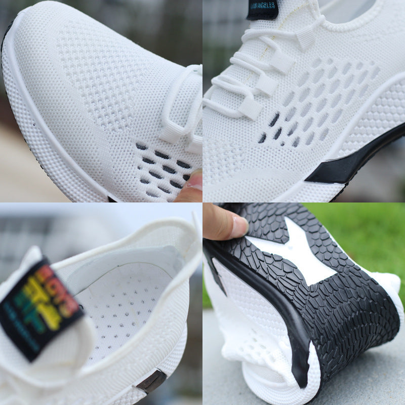 Men’s Breathable Mesh Running Shoes with Non-Slip Sole