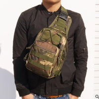 Camouflage Canvas Tactical Crossbody Chest Bag