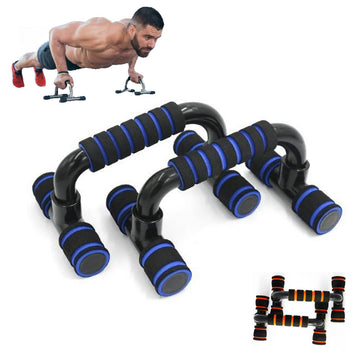 H-Shaped Push-Up Bar with Sponge Grip