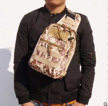 Camouflage Canvas Tactical Crossbody Chest Bag