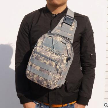Camouflage Canvas Tactical Crossbody Chest Bag