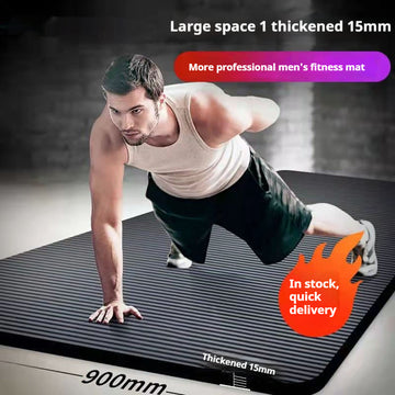 Fitness Yoga Mat for Exercise & Stretching
