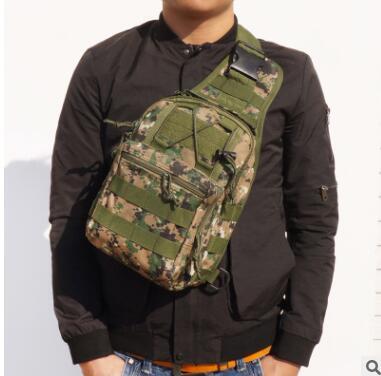 Camouflage Canvas Tactical Crossbody Chest Bag
