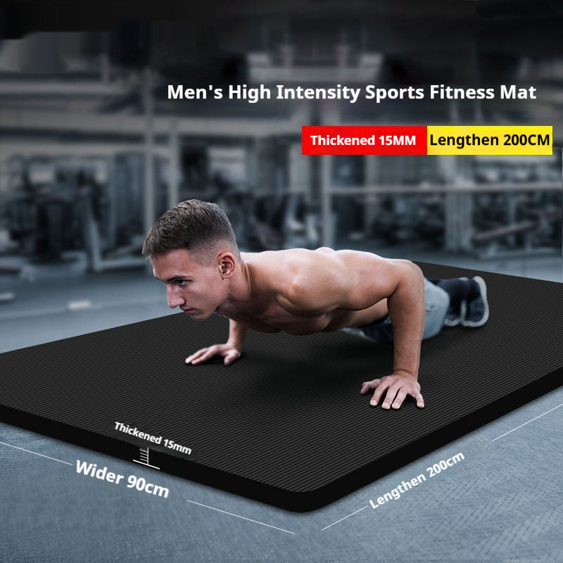 Fitness Yoga Mat for Exercise & Stretching